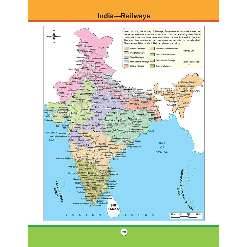 Atlas of India Educational Book