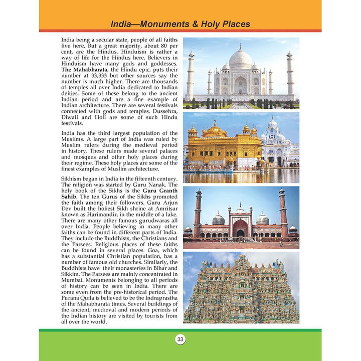 Atlas of India Educational Book