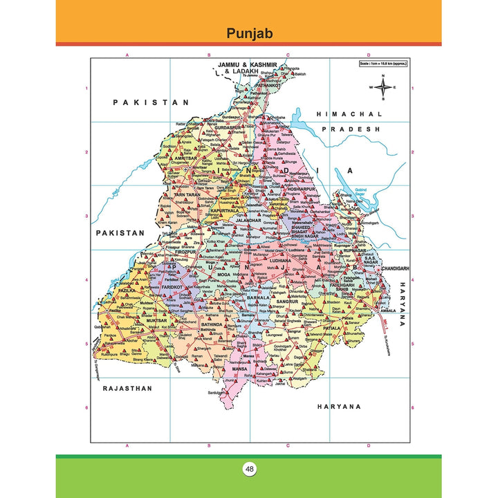 Atlas of India Educational Book