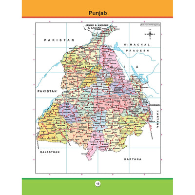 Atlas of India Educational Book