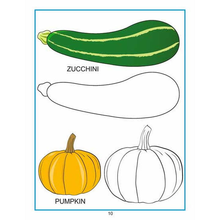 Creative Colouring Book - Vegetables