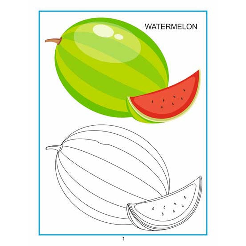 Creative Colouring Book - Fruits