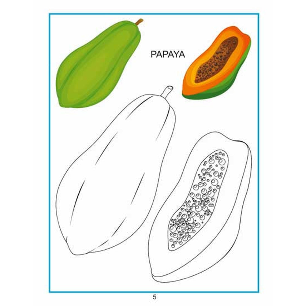 Creative Colouring Book - Fruits