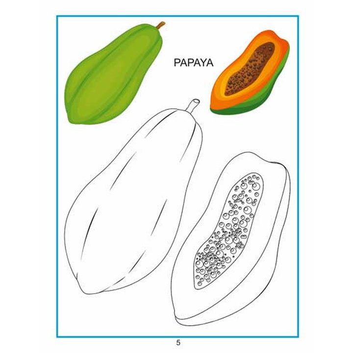 Creative Colouring Book - Fruits