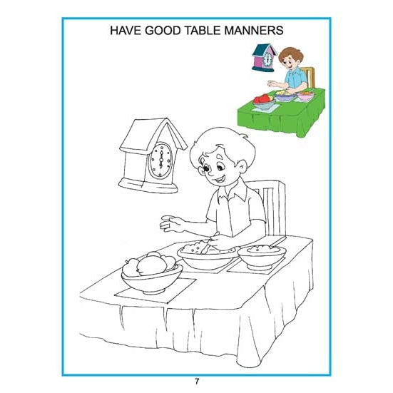 Creative Colouring Book - Good Manners