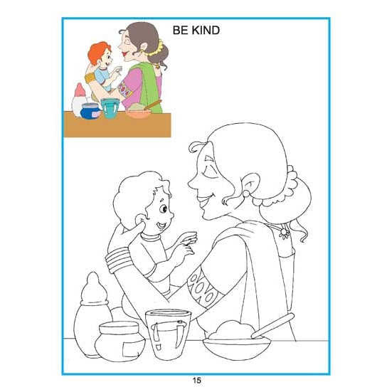 Creative Colouring Book - Good Manners