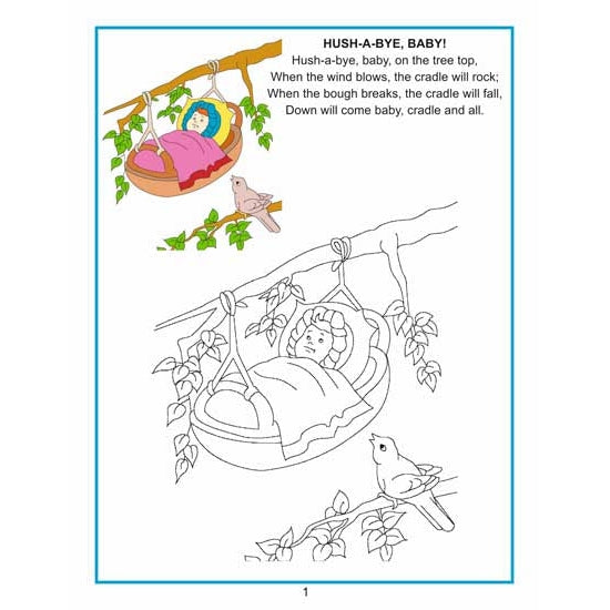 Creative Colouring Book - Nursery Rhymes