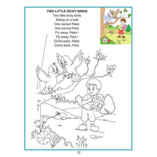 Creative Colouring Book - Nursery Rhymes