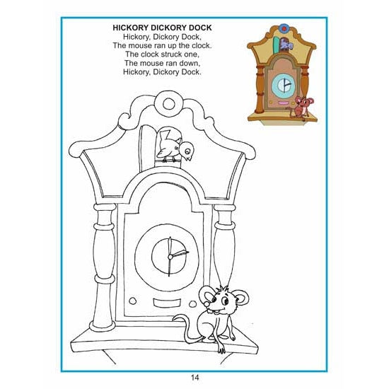 Creative Colouring Book - Nursery Rhymes