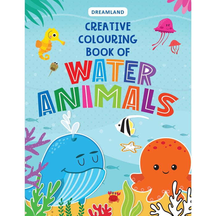 Creative Colouring Book - Water Animals