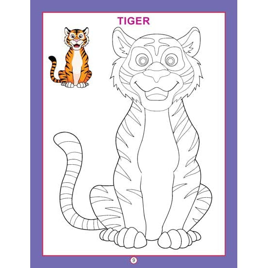 Copy Colour - Animals Colouring Book