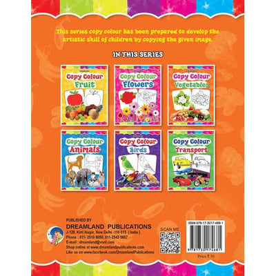 Copy Colour - Vegetables Colouring Book