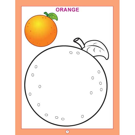 Copy Colour - Fruits Colouring Book