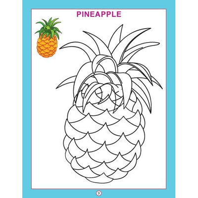 Copy Colour - Fruits Colouring Book