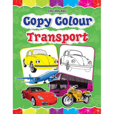 Copy Colour - Transport Colouring Book