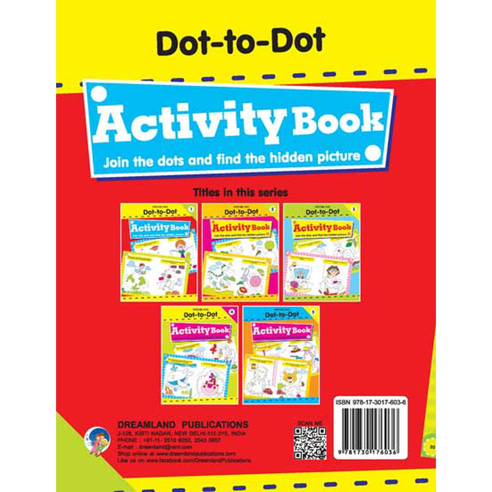 Fun with Dot to Dot Part - 1 Activity & colouring Book