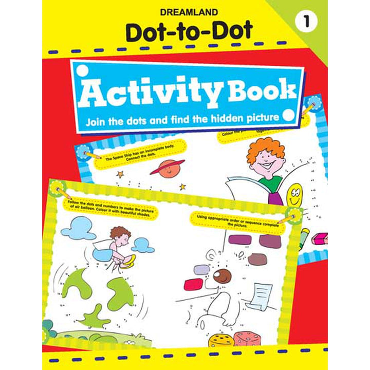 Fun with Dot to Dot Part - 1 Activity & colouring Book