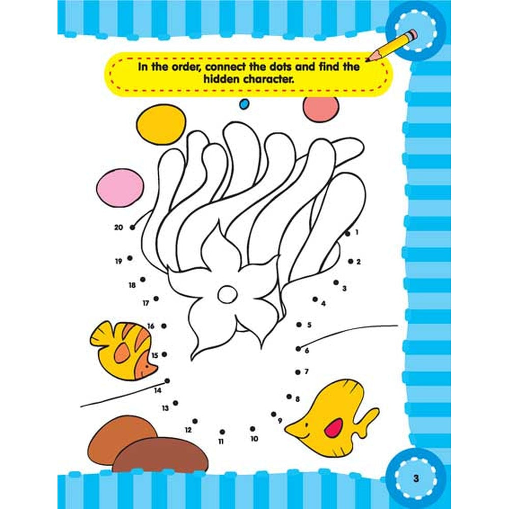 Fun with Dot to Dot Part - 1 Activity & colouring Book