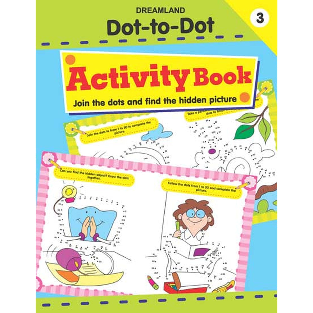 Fun with Dot to Dot Part - 3 Activity & colouring Book