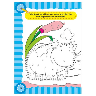 Fun with Dot to Dot Part - 4 Activity & colouring Book