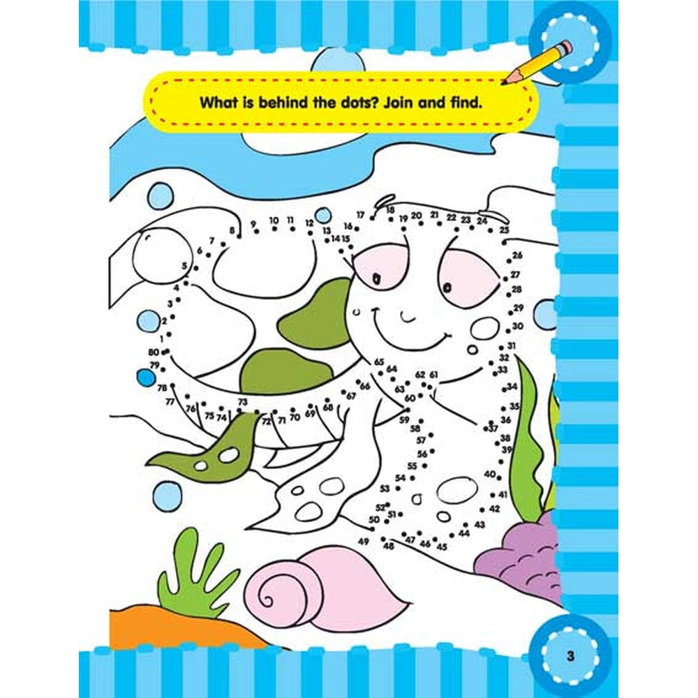 Fun with Dot to Dot Part - 5 Activity & colouring Book