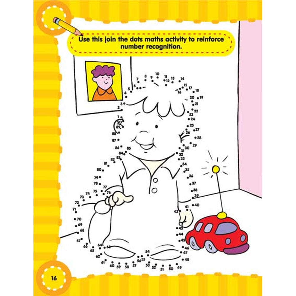 Fun with Dot to Dot Part - 5 Activity & colouring Book