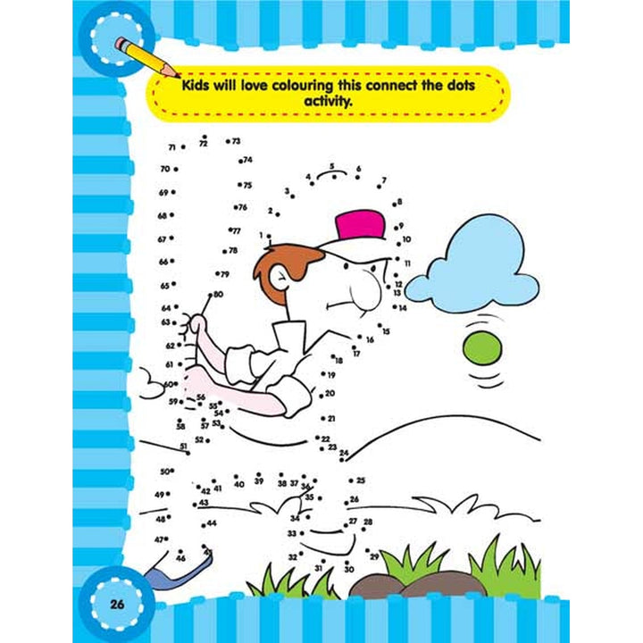 Fun with Dot to Dot Part - 5 Activity & colouring Book