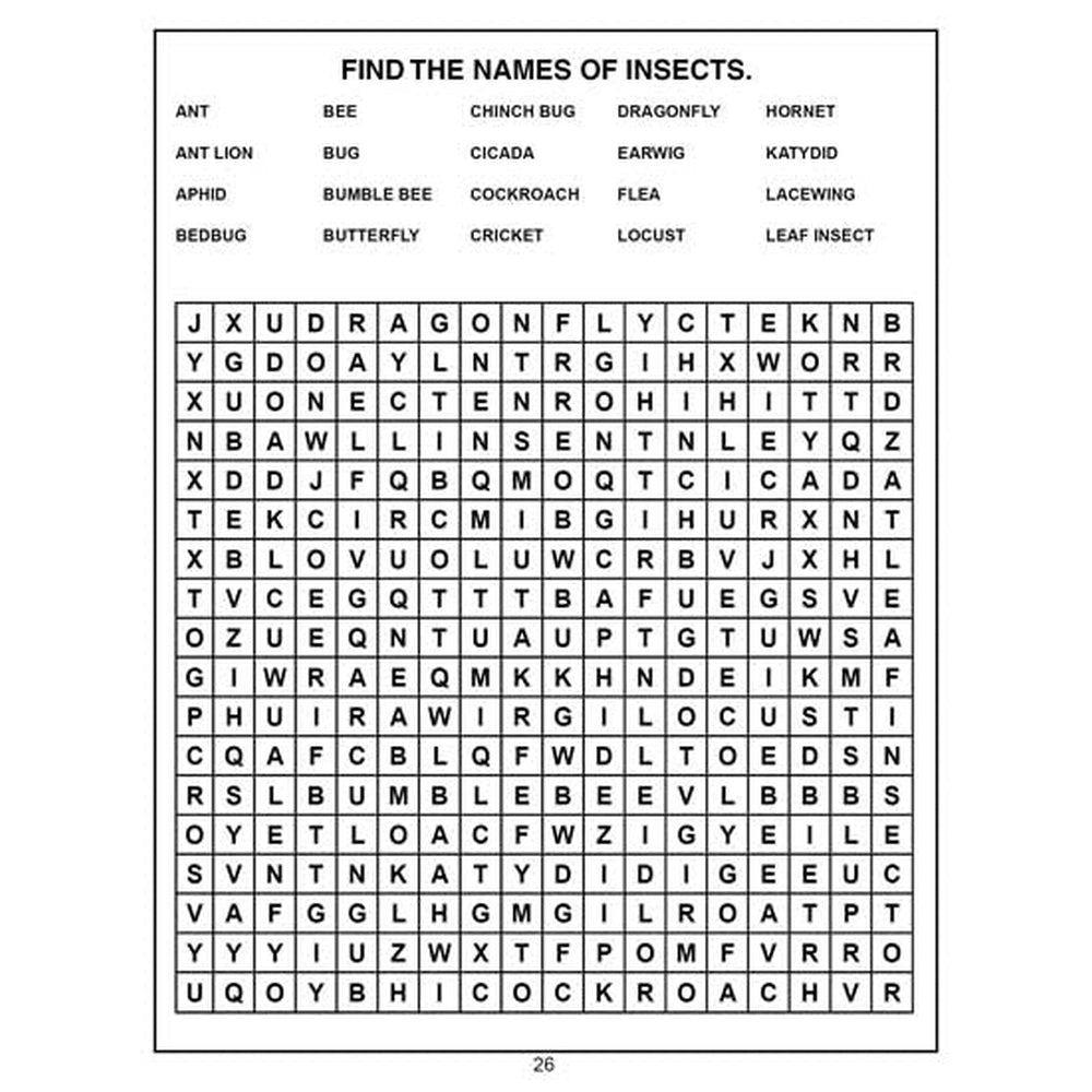 Find the Words Part - 2 Activity Book