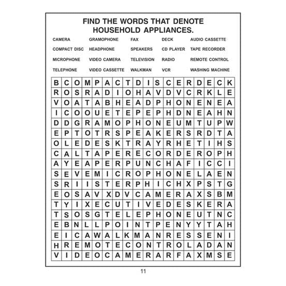 Find the Words Part - 4 Activity Book