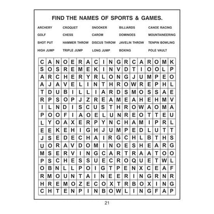 Find the Words Part - 4 Activity Book