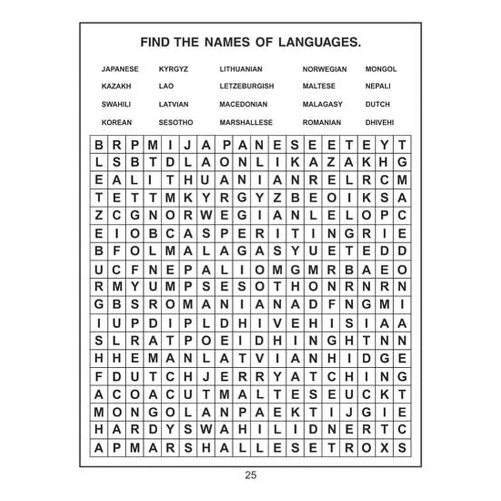 Find the Words Part - 4 Activity Book