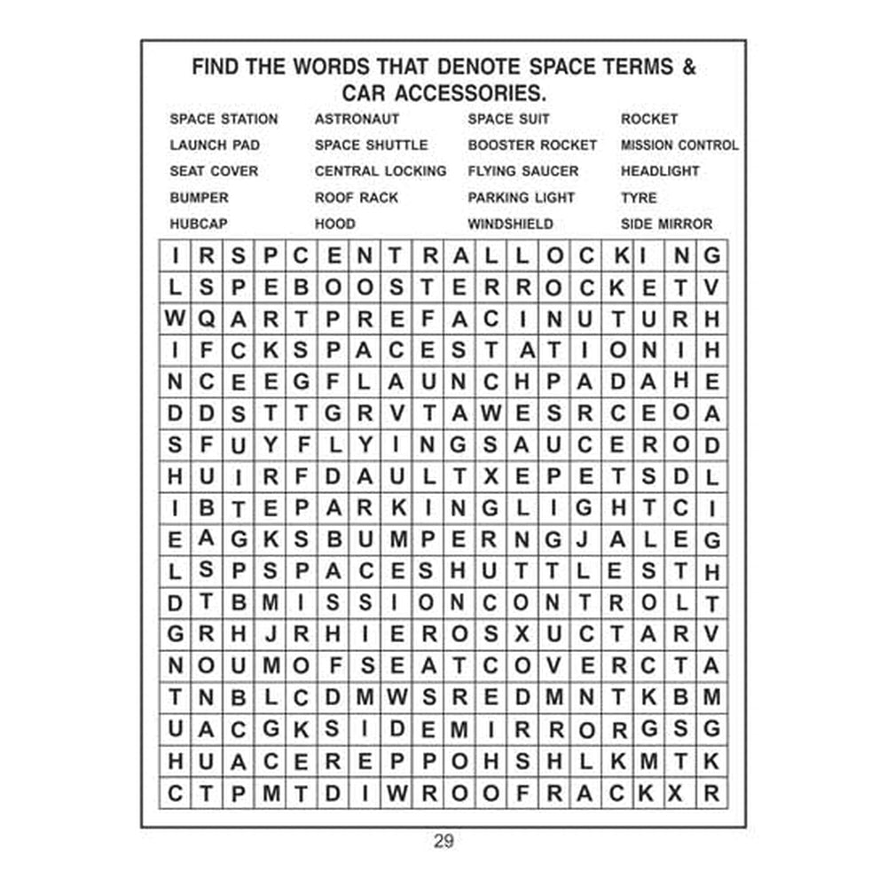 Find the Words Part - 5 Activity Book