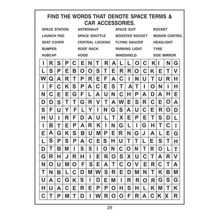 Find the Words Part - 5 Activity Book