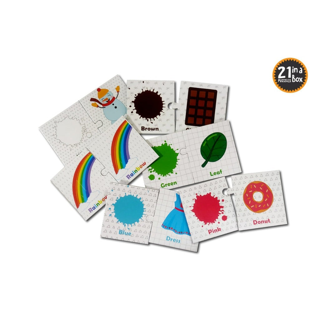 Games & Puzzles Colours - 2 Piece Self Correcting Puzzles