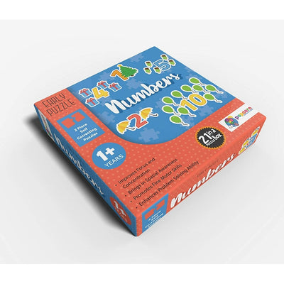 Games & Puzzles - Numbers - 2 Piece Self Correcting Puzzles