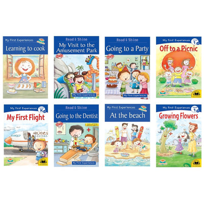 Set of 8 My First Experience Story Books for Children