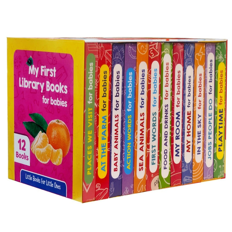 Buy My First Library of 12 Board Books (1-3 Years) on Snooplay India