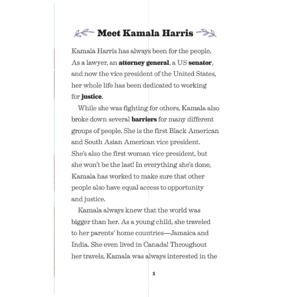 The Story of Kamala Harris: A Biography Book for New Readers