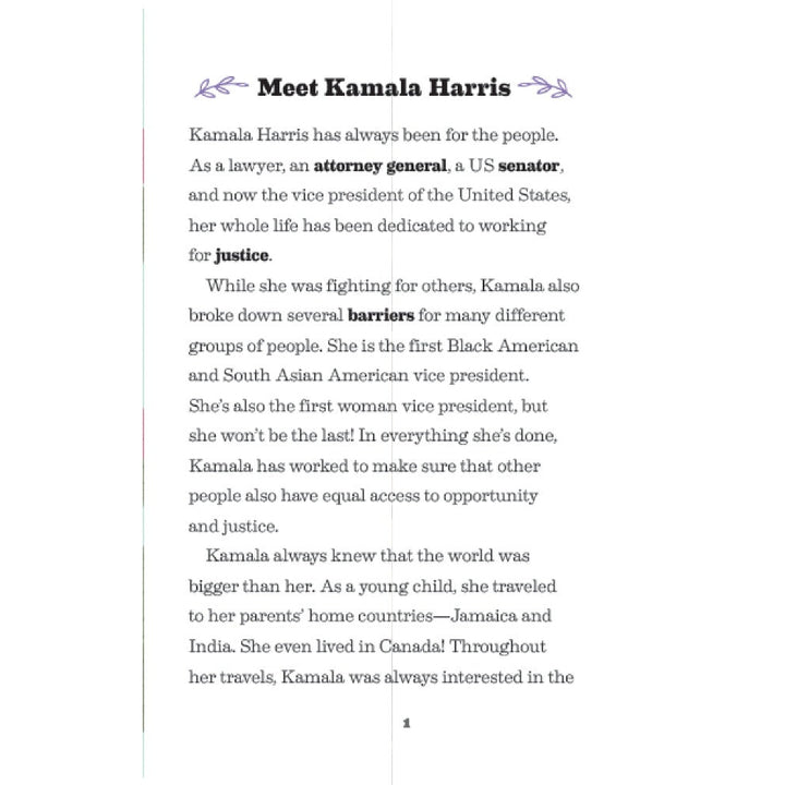 The Story of Kamala Harris: A Biography Book for New Readers