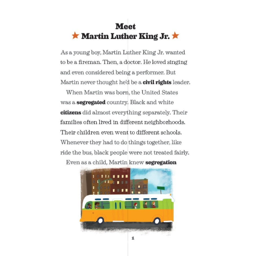 The Story of Martin Luther King Jr.: A Biography Book for New Readers For Children