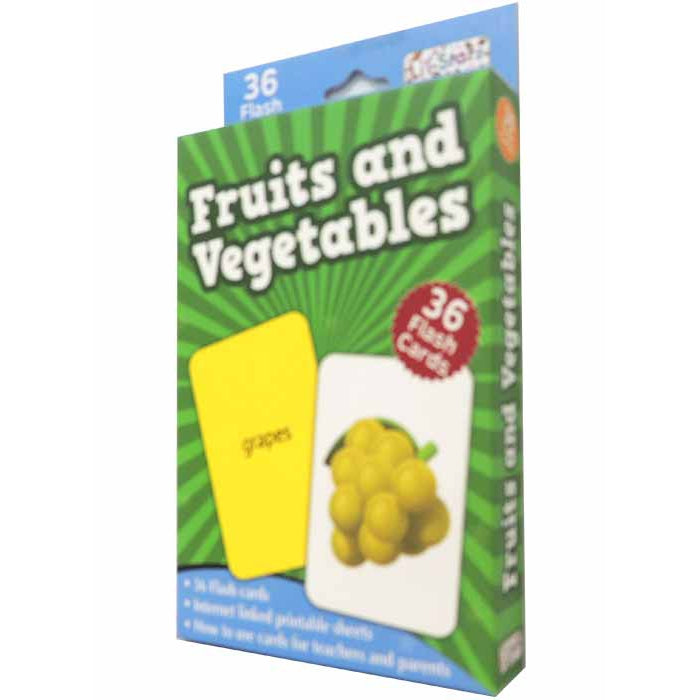 Fruits & Vegetables - Flash Cards