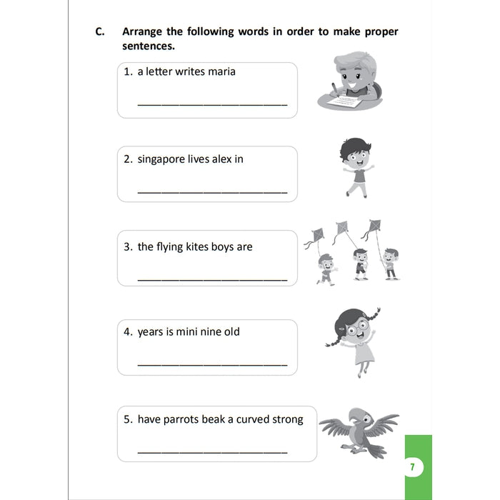 Pegasus Primary English Grammar for Class 1 Students