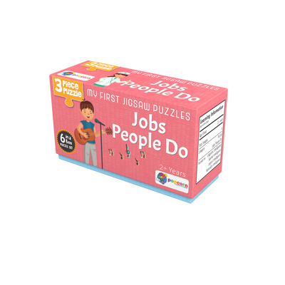 Games & Puzzles Jobs People Do - (6 Puzzle + 20 Flash Cards)