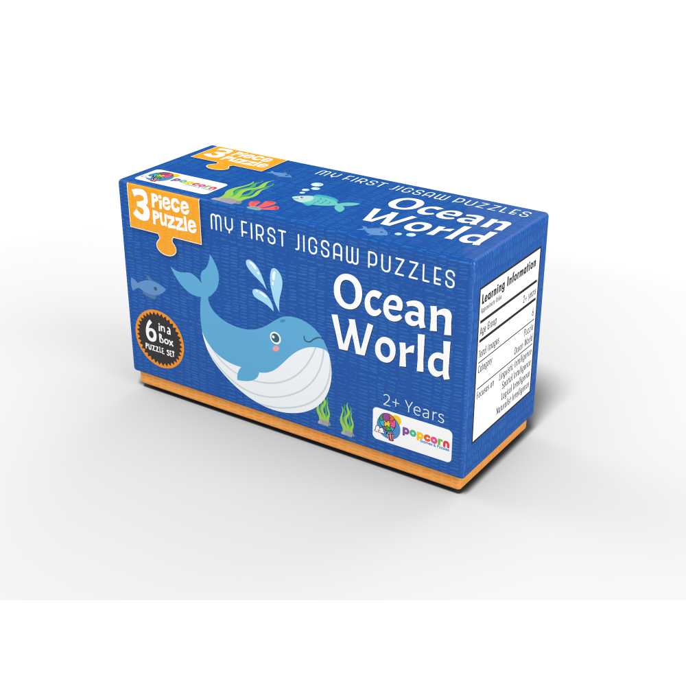 Games & Puzzles Ocean World - (6 Puzzle + 20 Flash Cards)