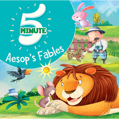 5 Minute Aesop's Fables - Premium Quality Padded & Glittered Book