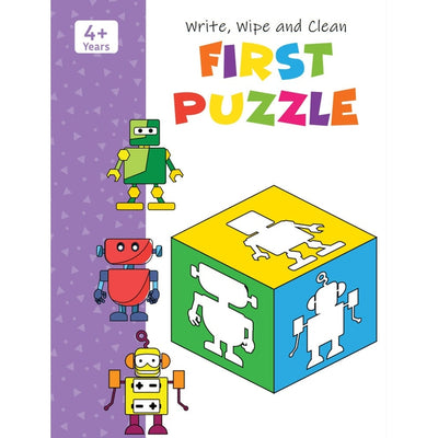 First Puzzle - Write, Wipe and Clean Book