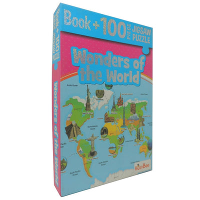 Wonders of The World 100 Pieces Jigsaw Puzzle + 1 Story Book