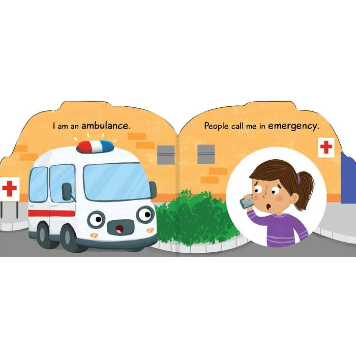 Ambulance Shaped Baby Board Book