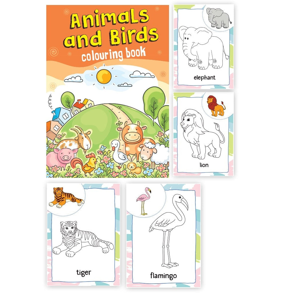 My First Learning Colouring Bag Set of 10 Exciting Colouring Books