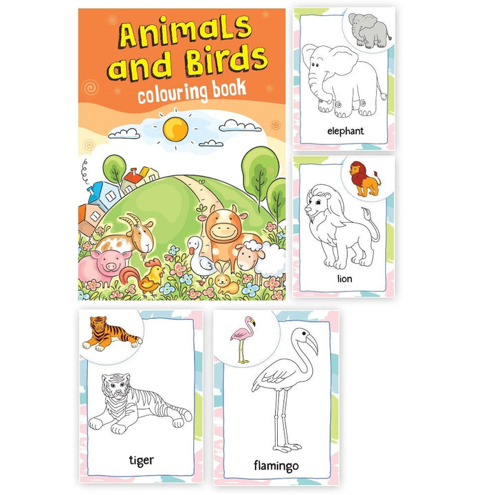 My First Learning Colouring Bag Set of 10 Exciting Colouring Books